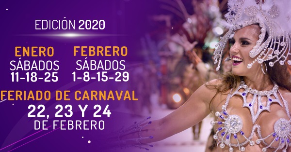 Fechas del Carnaval de Gualeguaychú 2020